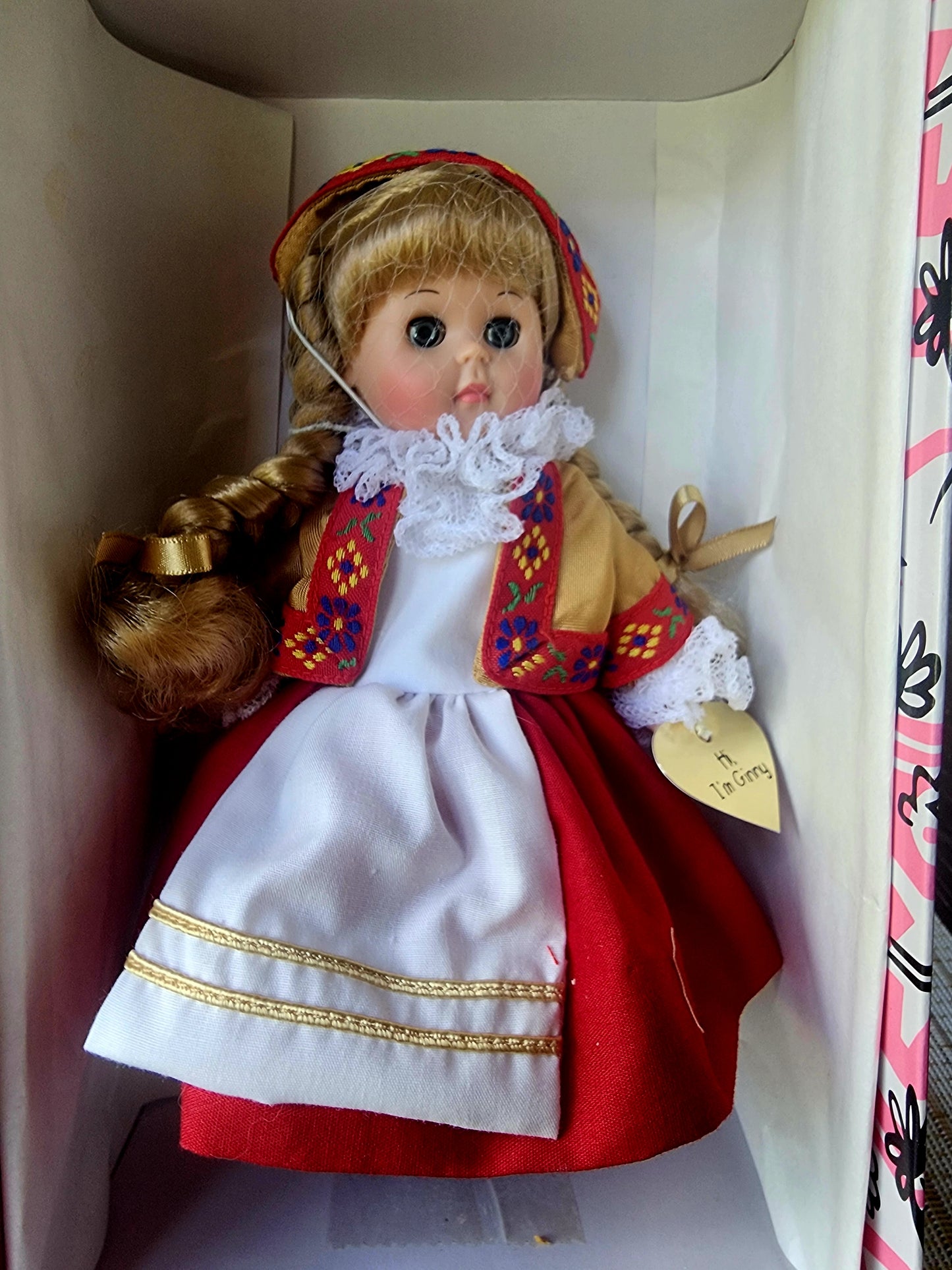 8" Vogue Ginny Doll Gretel #1HP187 New, NRFB