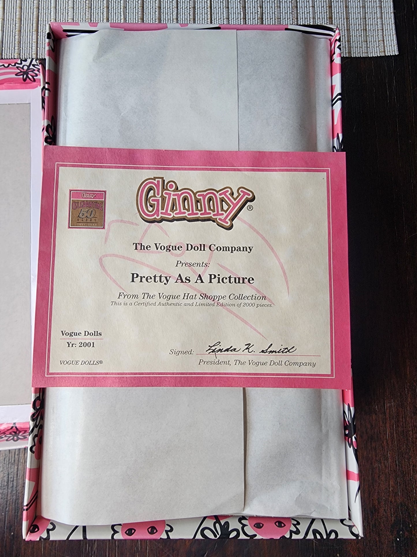 Vogue Doll Company Ginny Pretty as a Picture Doll 8" Collectible No. 1HP165 NRFB