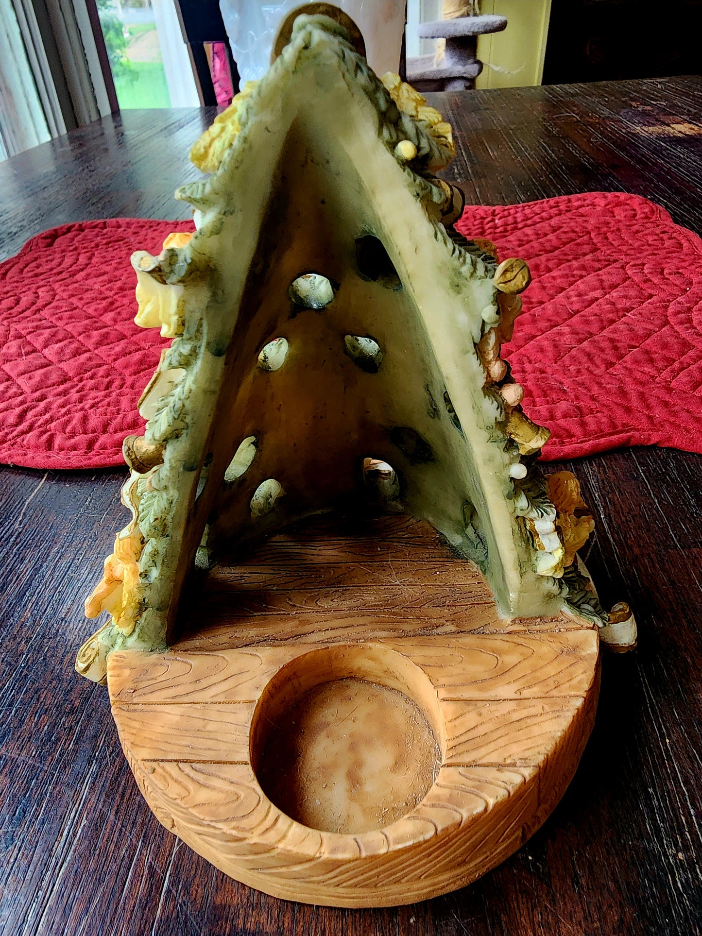Vintage Christmas Tree Votiveange Gifts Tea Light Candle Holder