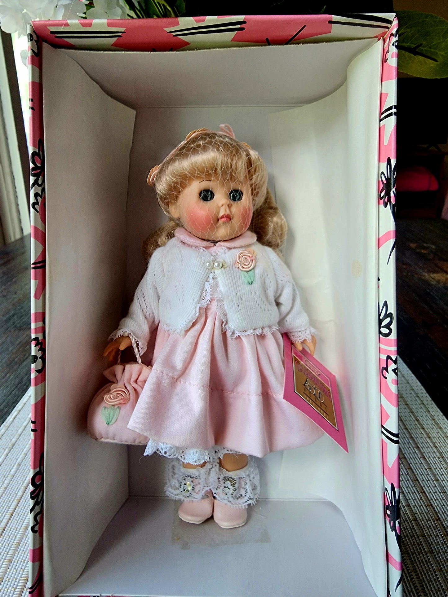 Ginny Doll "Pretty in Pink" Original Box COA 2001, #1HP162