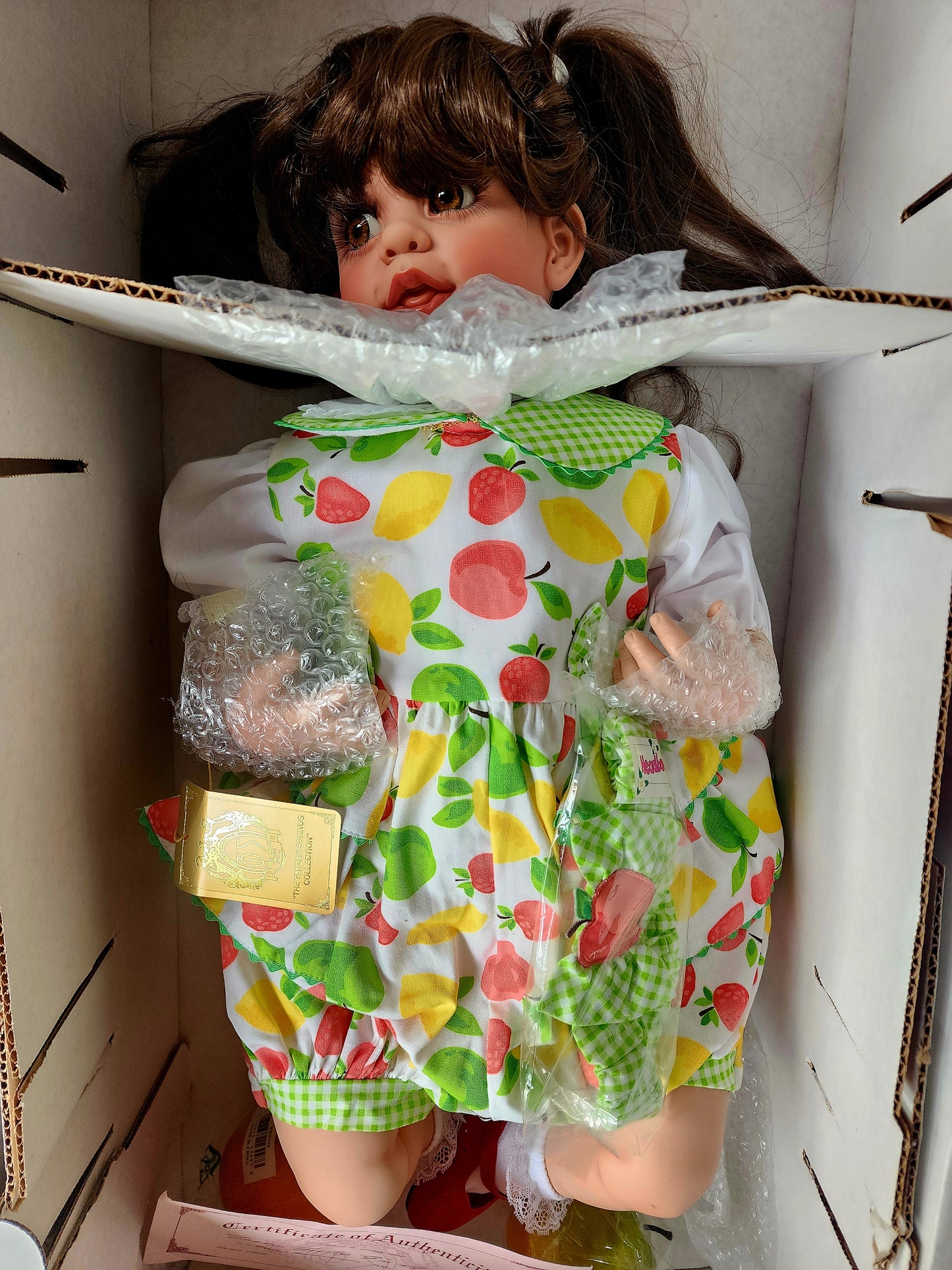 Fayzah Spanos "Tootie Fruity, I'm a Cutie" Doll Limited Edition #456/500 with COA
