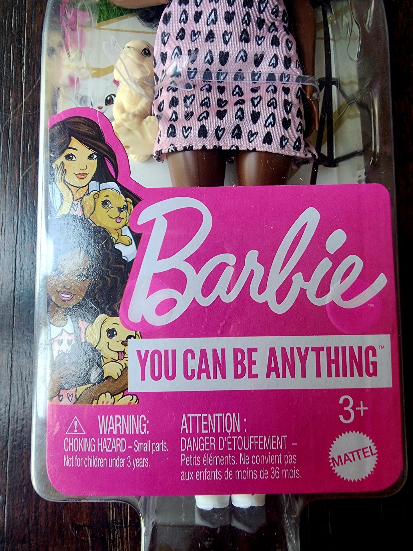 Barbie "You Can Be Anything" Pet Photographer Doll Set With Dog NIB #HCN10