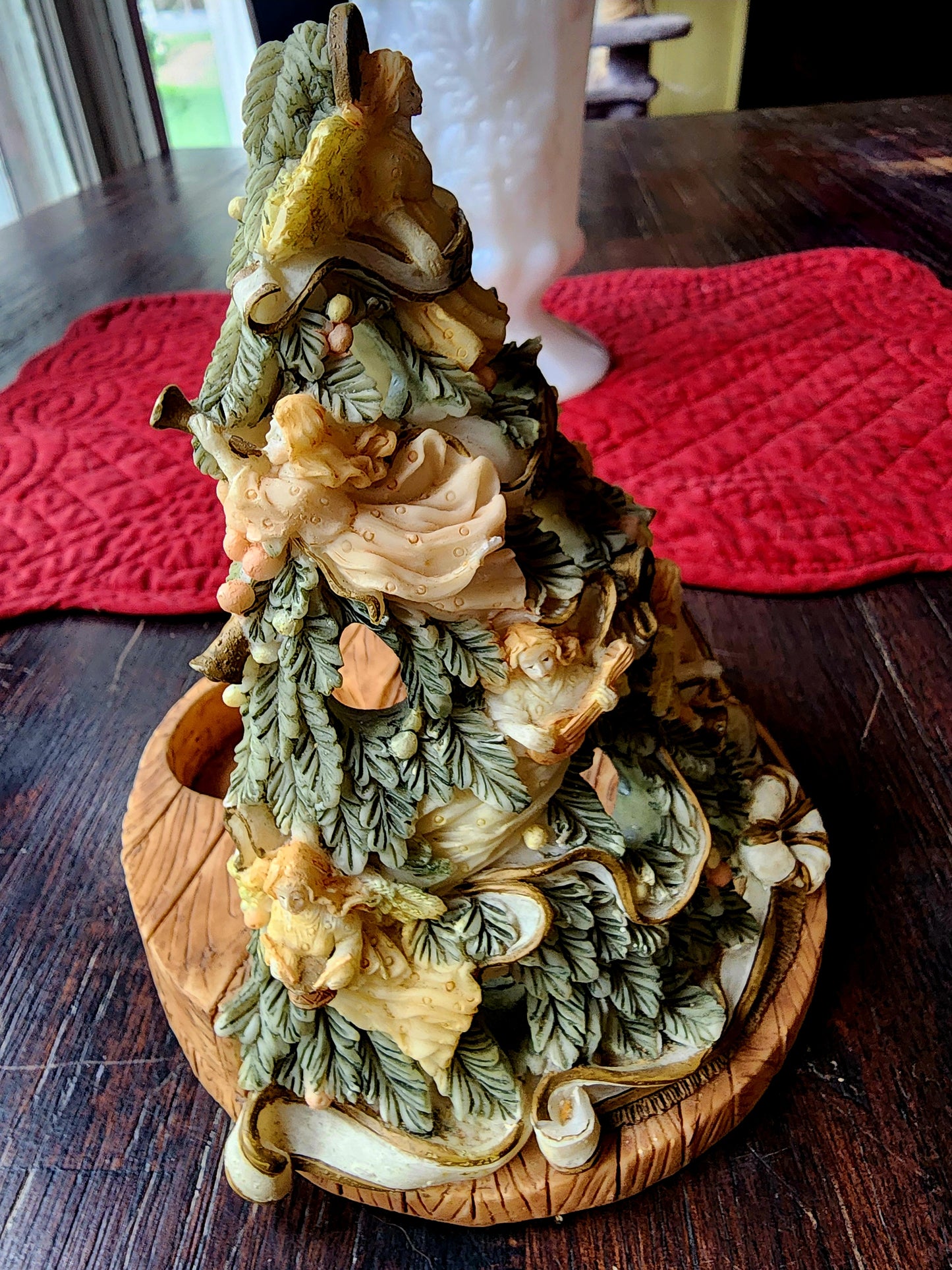 Vintage Christmas Tree Votiveange Gifts Tea Light Candle Holder