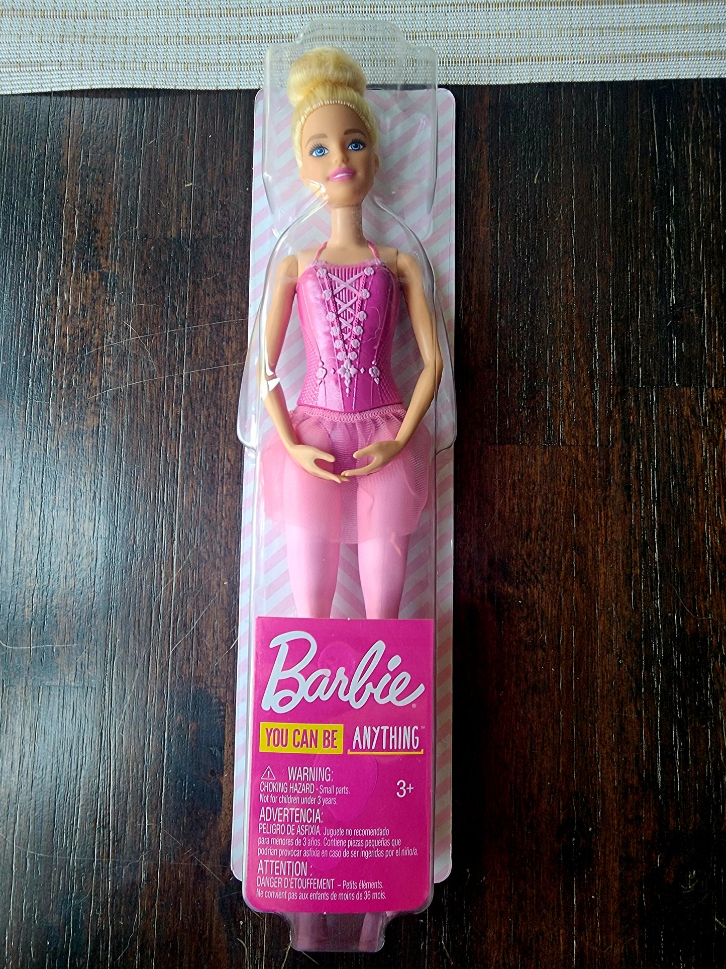 NIB Barbie Ballerina You Can Be Anything Pink Purple Ballet Mattel Barbie Doll