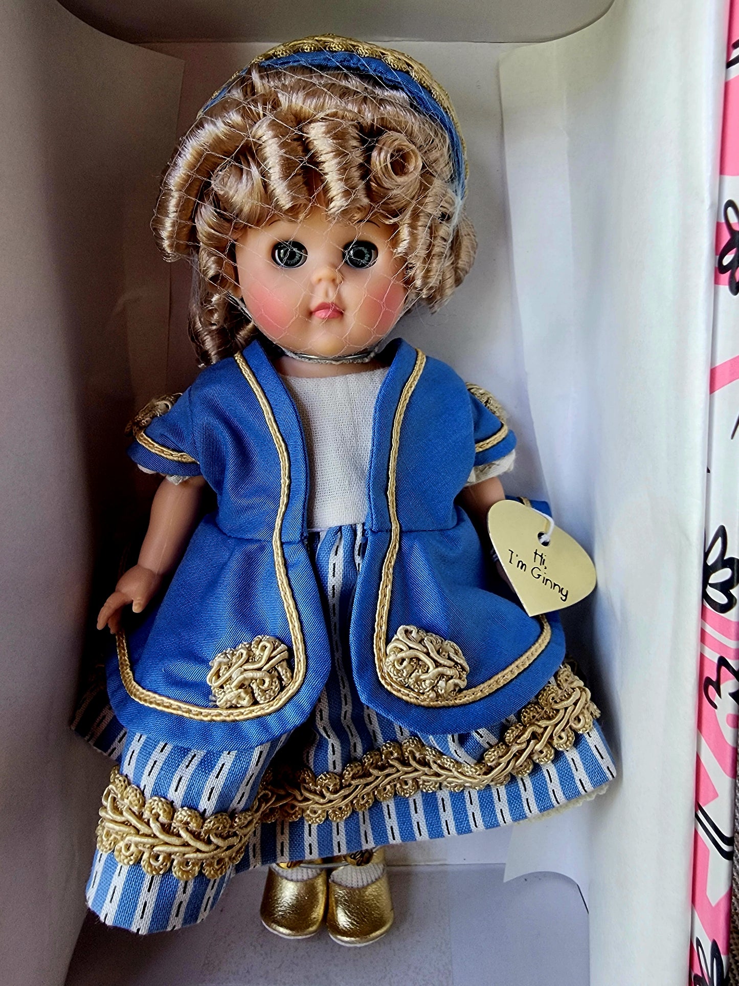 2001 Vogue Ginny GOLDILOCKS 8" Doll #1HP189 New In Box
