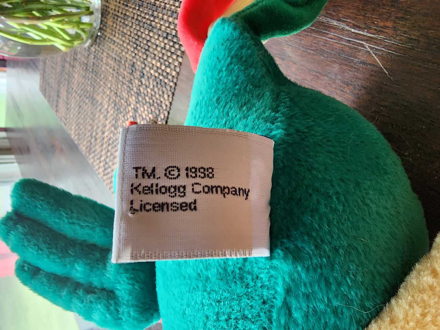 RARE Kellogg's Corn Flakes Rooster 1998 Kellogg's Cereal City Plush