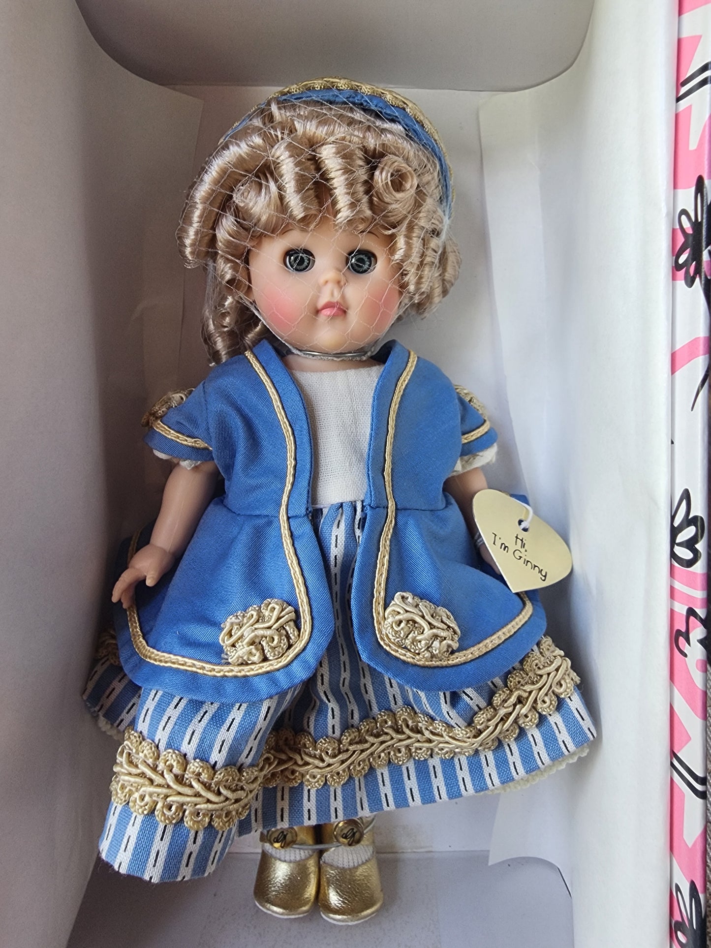 2001 Vogue Ginny GOLDILOCKS 8" Doll #1HP189 New In Box