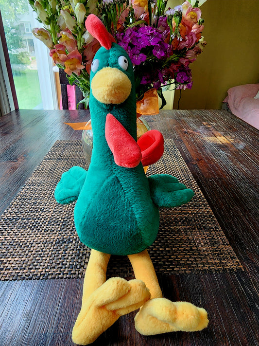 RARE Kellogg's Corn Flakes Rooster 1998 Kellogg's Cereal City Plush
