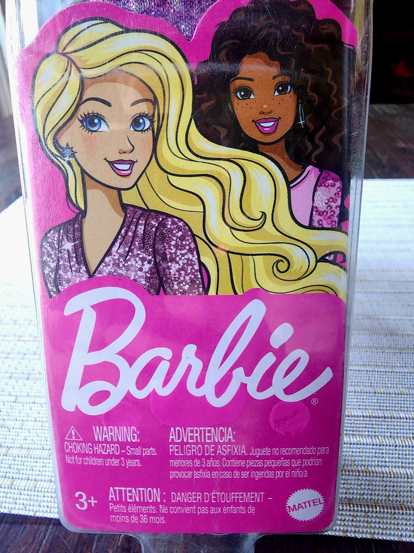 Barbie Glitz Doll Glitter Purple Dress African American GRB34 Mattel