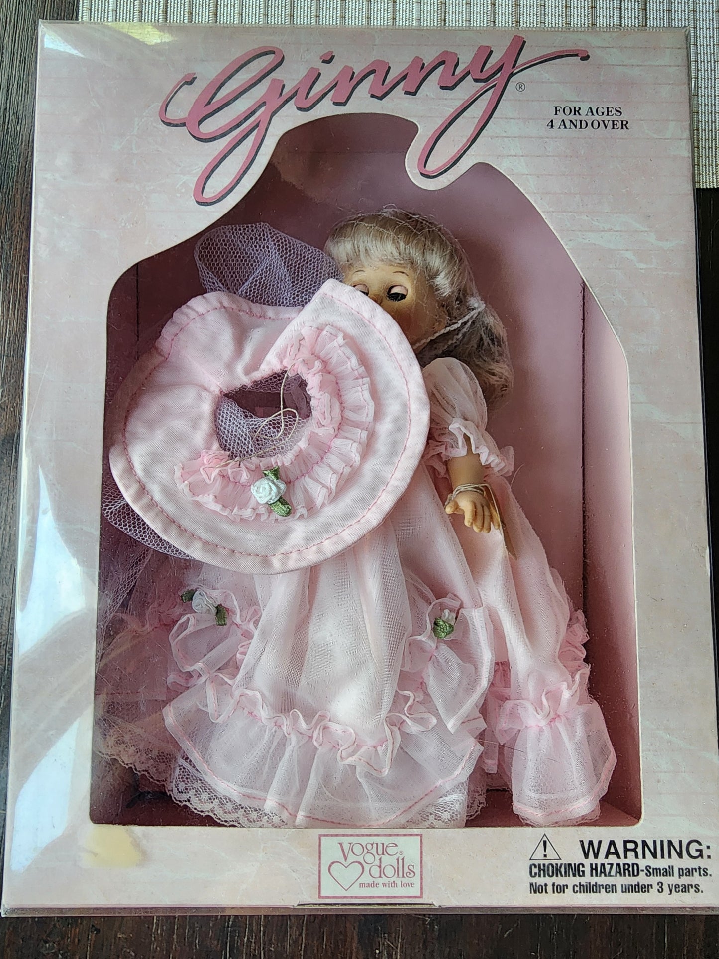 Vogue Dolls Ginny Maid Of Honor Bridesmaid In Pink 1995 NIB #7HP32