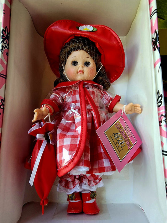 NEW 8” Vogue Dolls “PUDDLE JUMPING” GINNY 50th Anniversary 2001 Vintage COA
