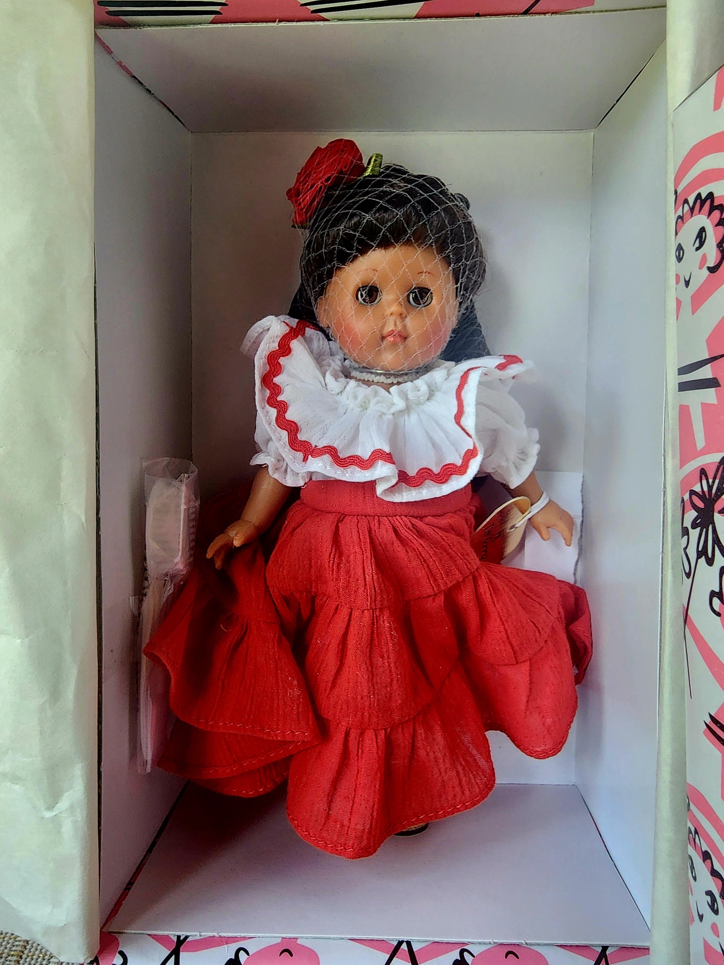 Ginny 8" Collectible Doll Mexico Doll #2HP231 New, NRFB