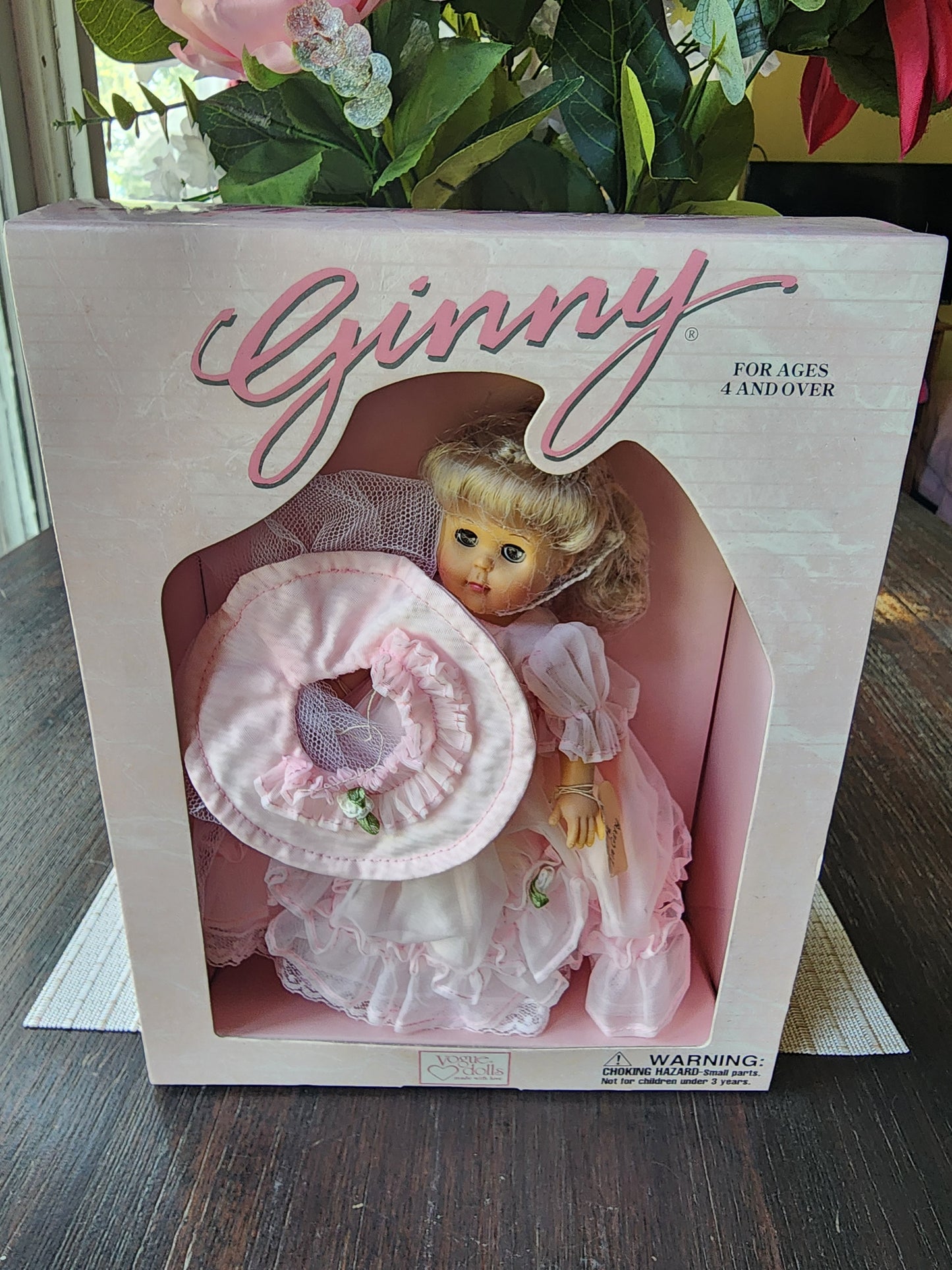 Vogue Dolls Ginny Maid Of Honor Bridesmaid In Pink 1995 NIB #7HP32