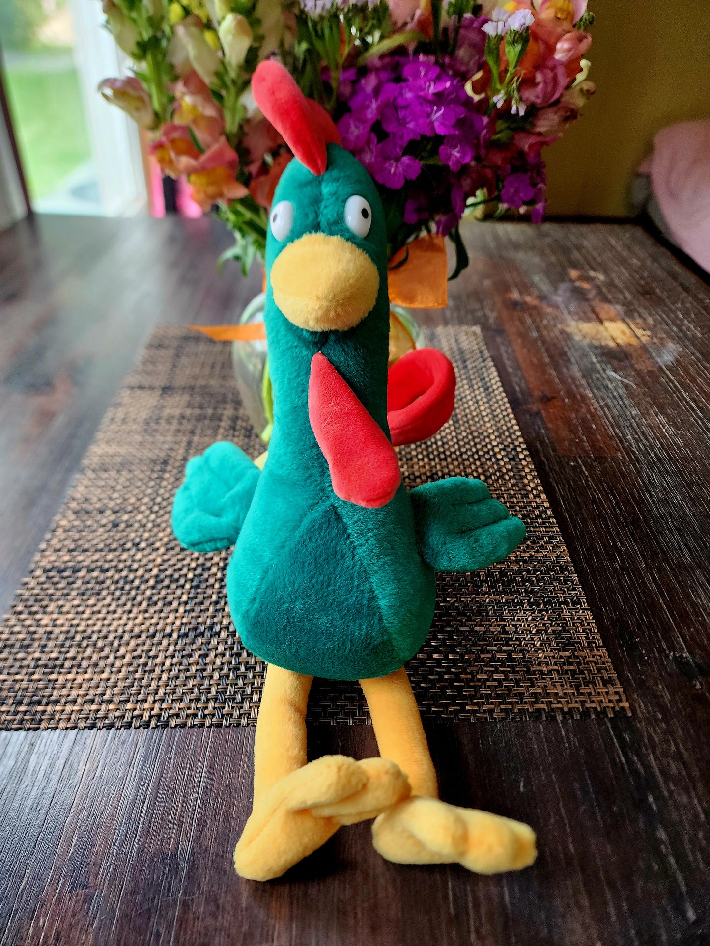 RARE Kellogg's Corn Flakes Rooster 1998 Kellogg's Cereal City Plush