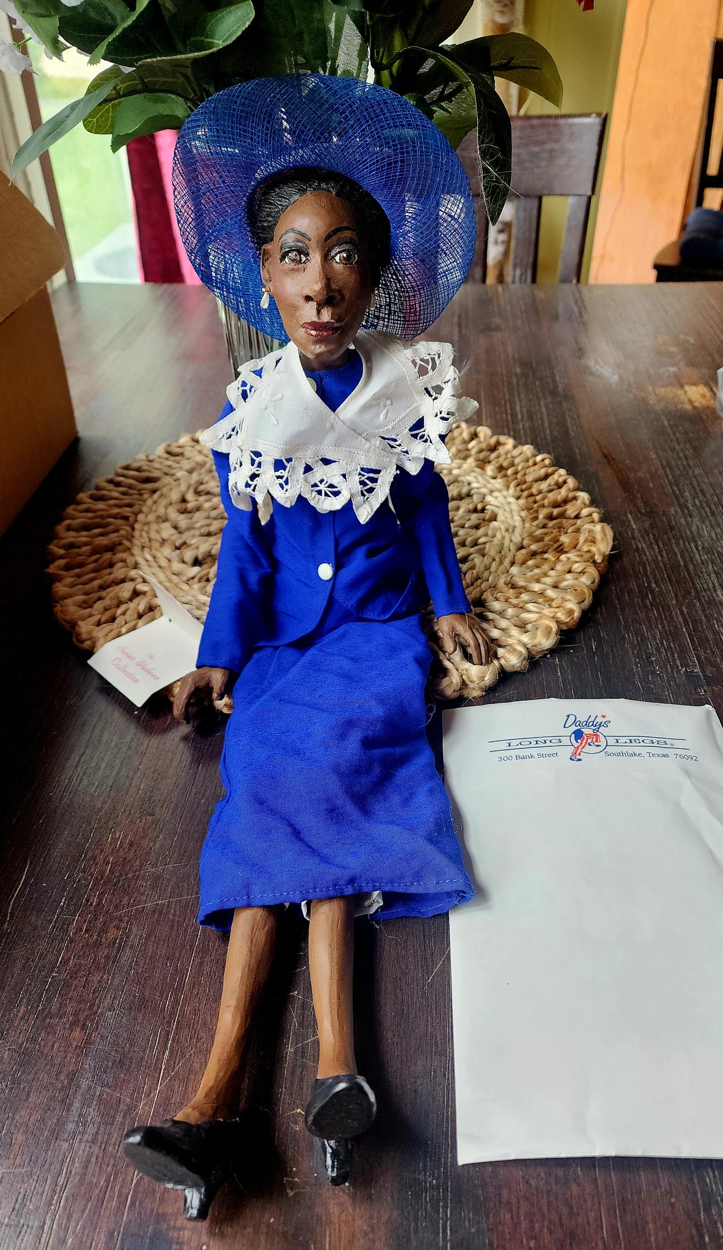 Daddy's Long Legs "JACKIE" 22" Doll #DL33L Original Box, Missing Bible