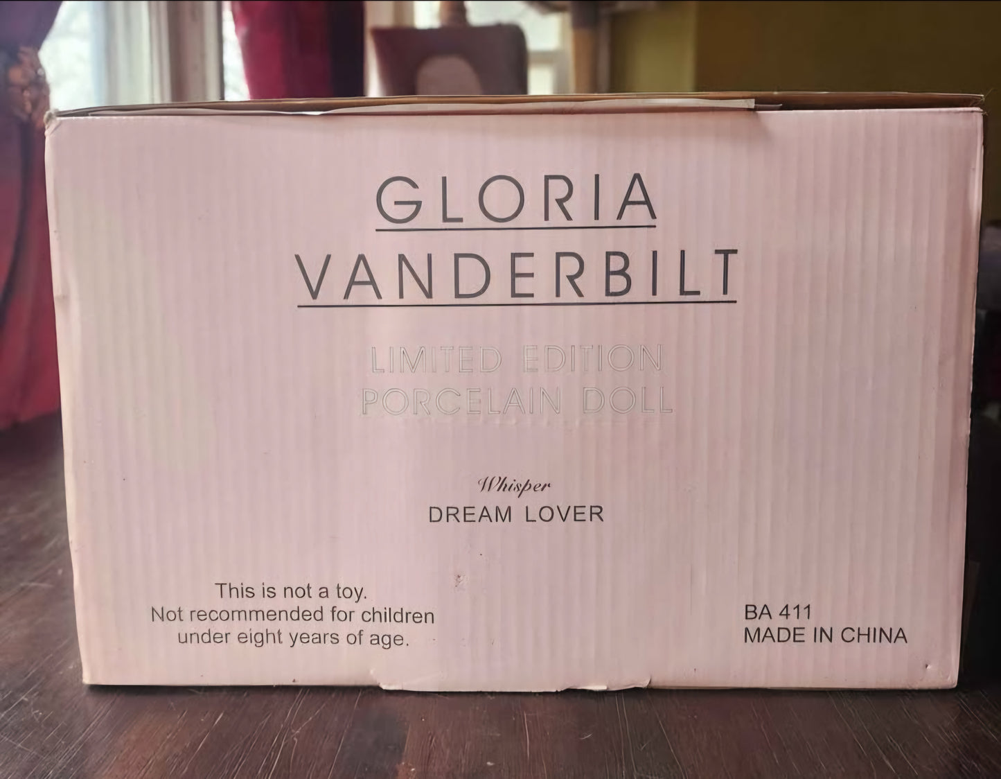 Gloria Vanderbilt 32"T Porcelain Limited Edition #469/1200 Dream Lover WHISPER Doll w/COA